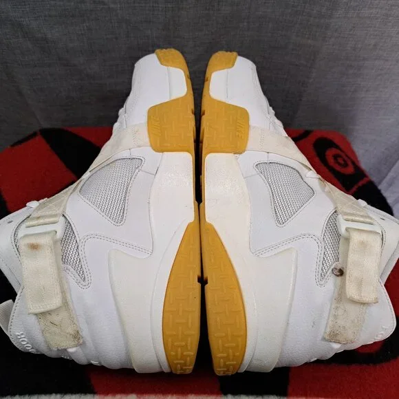%Size 13 Nike Air Raid White Gum White Basketball Shoes DJ5974-100 Men / A 22